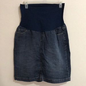 MATERNITY JEAN SKIRT